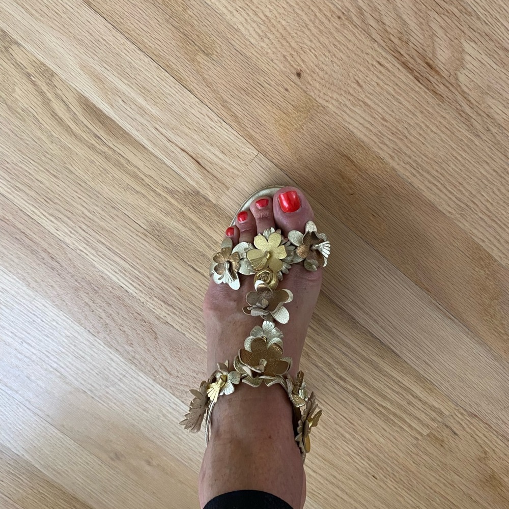 Cutest Prada Flower Sandals